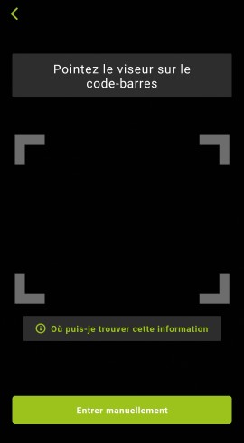 Comment puis-je enregistrer un coffret cadeau sur l'application
